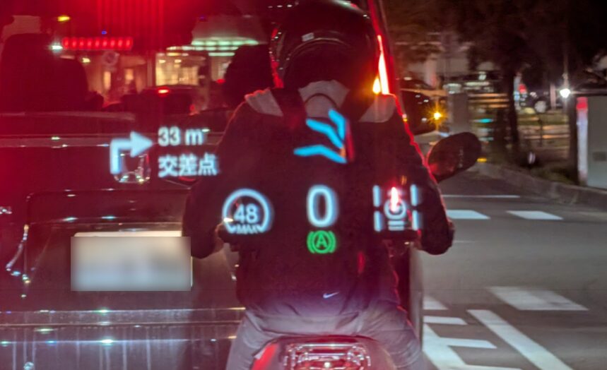 メーター連動表示やHUD（ヘッドアップディスプレイ）のナビゲーション連動、方向指示表示