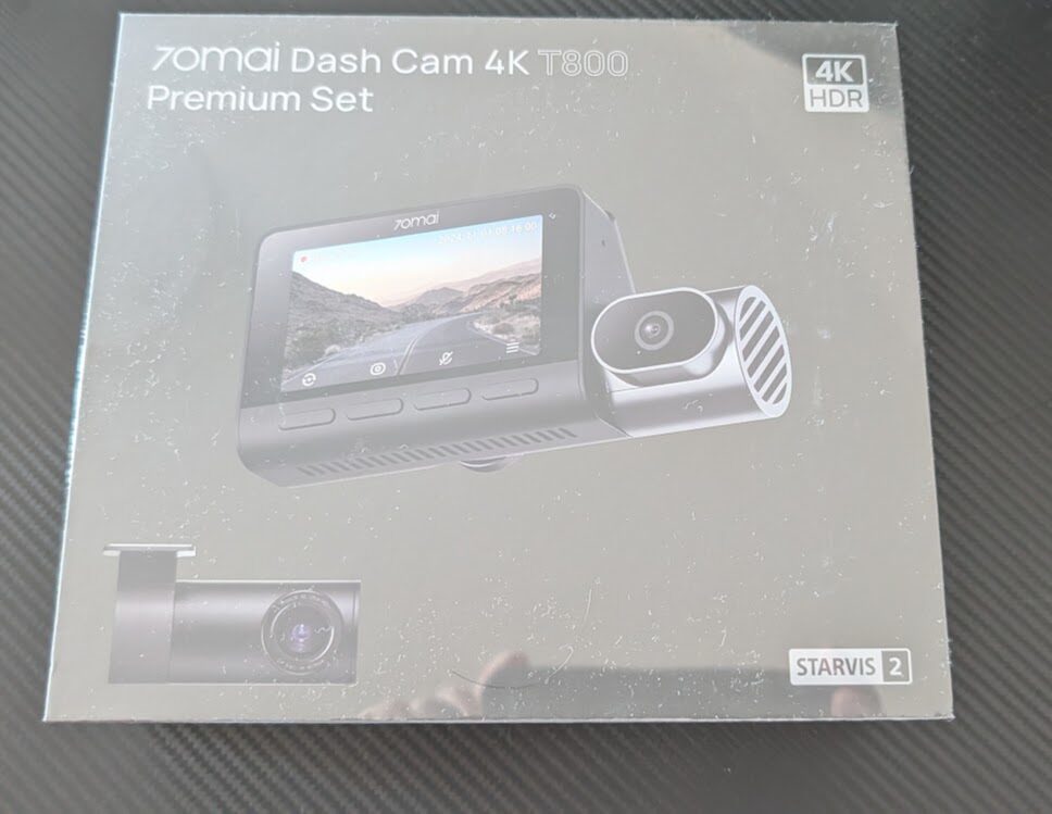 70mai T800のパッケージ