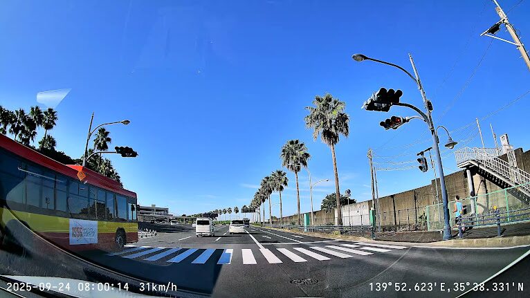 70mai Dash Cam 4K T800ドライブ映像（午前）