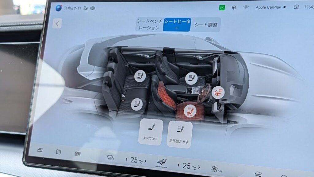 冬はシートヒーター＆ハンドルヒーターでヌクヌクしがち