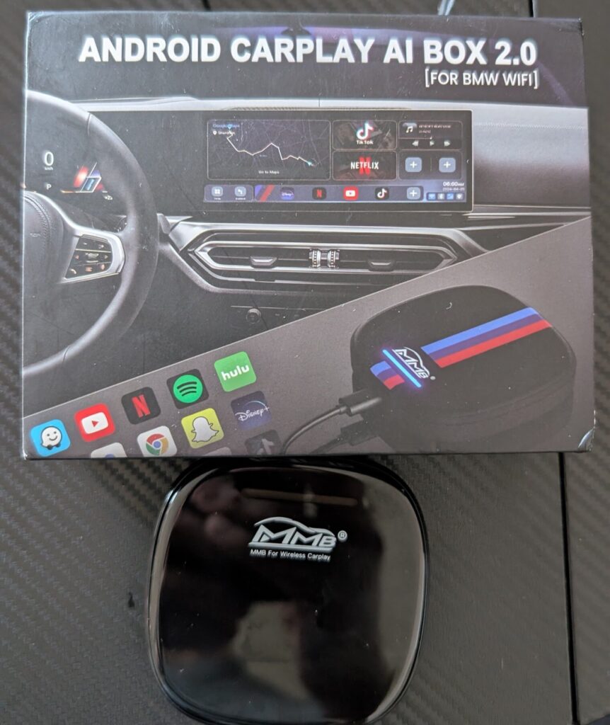 2025年新型MMBワイヤレスCarPlay AIボックスのケース