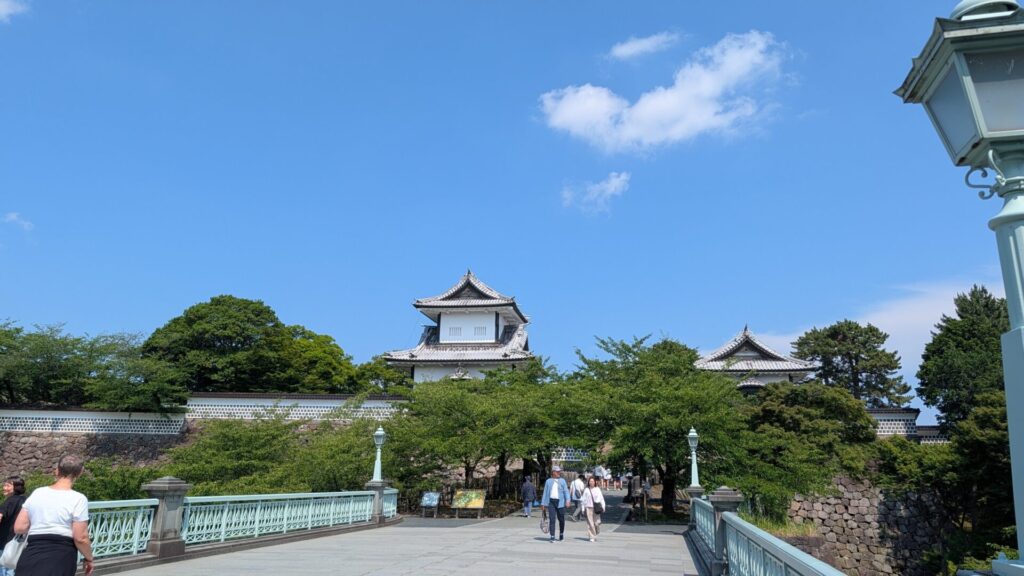 石川県金沢市にある金沢城公園の石川門