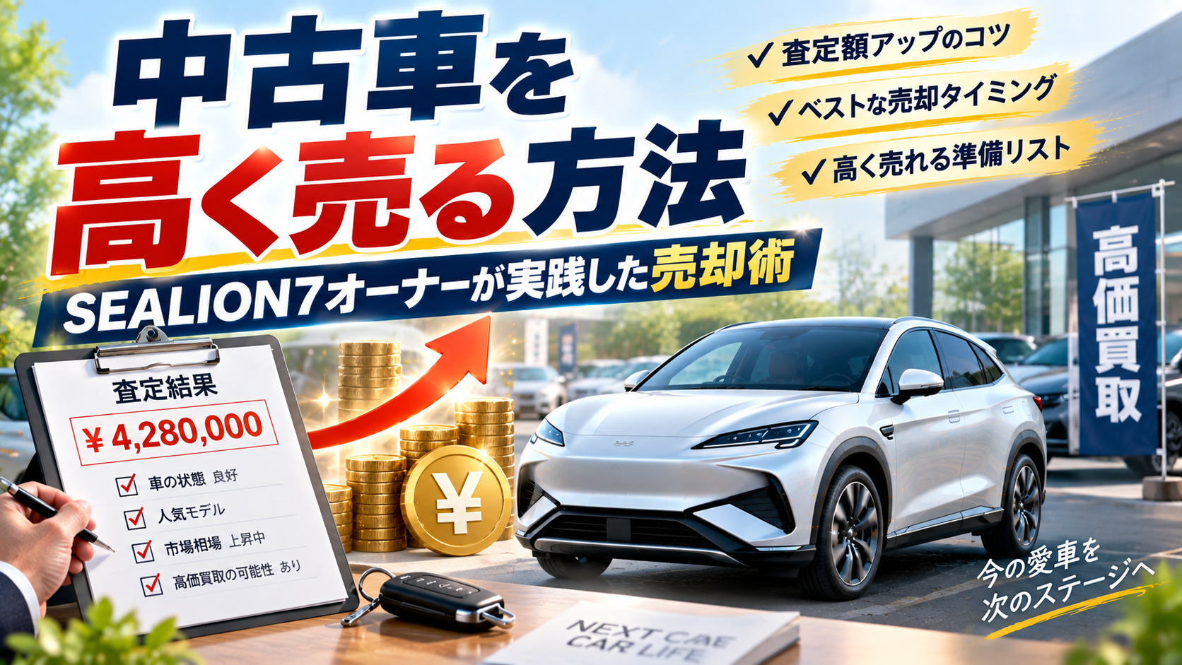 中古車を高く売る方法｜SEALION7オーナーが実践した売却術